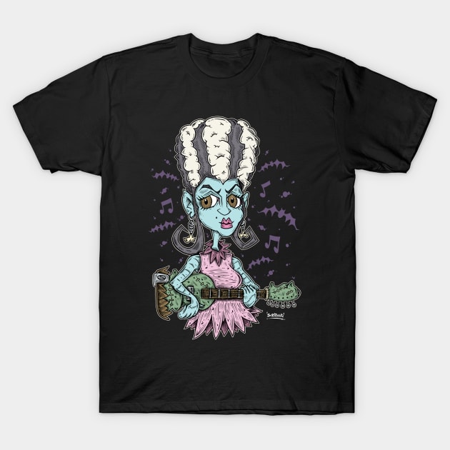 Rockabilly Bride T-Shirt by PheckArt